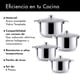 thumbnail image 4 of Set Baterías 8 Piezas Acero Inoxidable Bremen Gri, 4 of 6