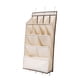 thumbnail image 3 of Organizador de Zapatos Colgante para Puerta, Zapatero Estrecho, Plegable Y Reutilizable, Bolsa de Almacenamiento Colgante para Armario, Colgador de To Beige 11 rejillas, 3 of 5