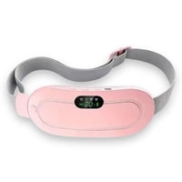 N-Ofertas - Cinturón Calentador Menstrual Con Masajeador Recargable Portátil Rosado
