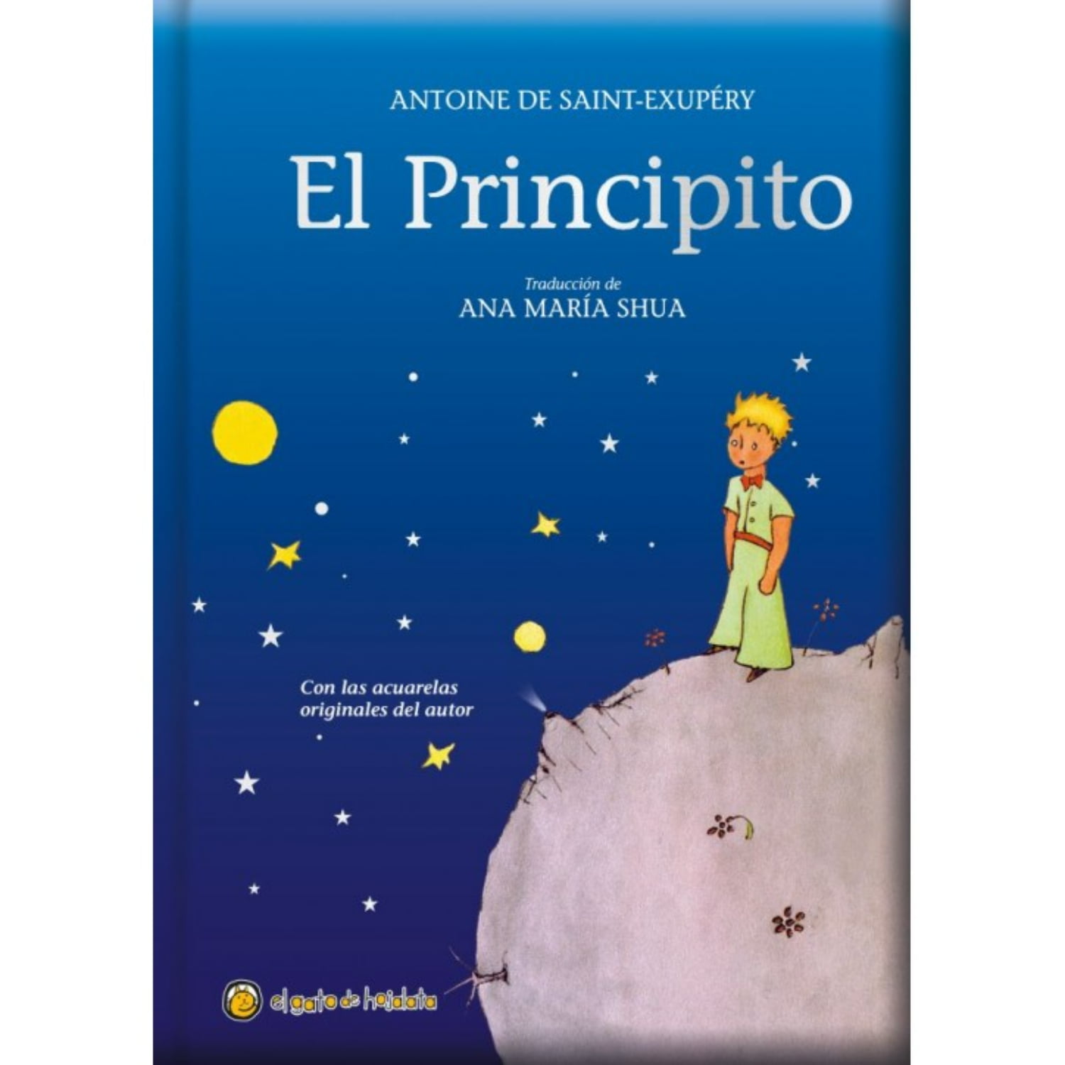 Gato De Ojalata - Libro El Principito Tapa Azul Acolchado