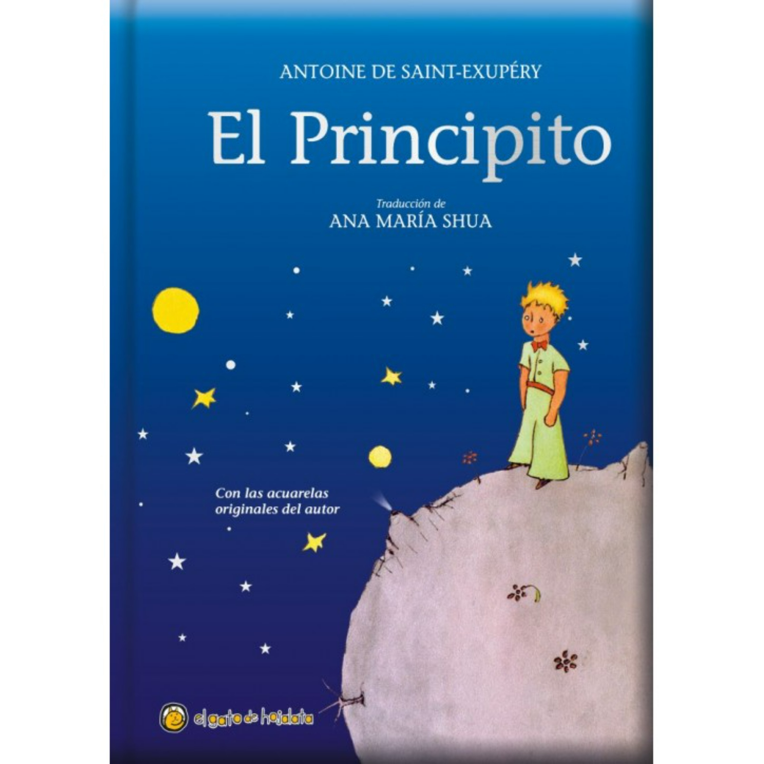Gato De Ojalata - Libro El Principito Tapa Azul Acolchado