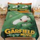 thumbnail image 1 of Cartoon Cat Three Piece Bedding Soft Cute Bed Suit, 1 of 5