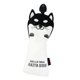 thumbnail image 4 of Golf Driver Head Cover Pu Cuero 400cc Woods Elegante Protector Con Etiqueta No Fw Negro, 4 of 5