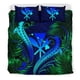 thumbnail image 2 of Juego de cama Hawaii Shark Polynesian Tropical - Azul, 2 of 3