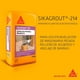 thumbnail image 3 of SIKAGROUT 214 - Grout para anclaje y nivelación, sac 25Kg, 3 of 5
