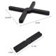 thumbnail image 5 of 2 salvamanteles de silicona plegables (negros y rojos), ligeros, flexibles, duraderos, antideslizantes, con diseño en cruz, para utensilios de cocina., 5 of 8