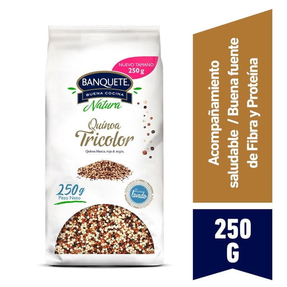 Quínoa Tricolor Bolsa, 250 g