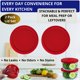 thumbnail image 5 of Tapa de Reemplazo Klare Ware 1,65 L Pack de 2 - Rojo, 5 of 7