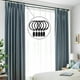 thumbnail image 5 of 20 anillas metálicas para cortinas, fáciles de abrir y cerrar, diámetro interior de 38 mm, para cortinas pesadas y ligeras (negro), 5 of 5