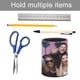 thumbnail image 5 of Jersey Shore-theme Cylinder Pen Holder Pencil Organizer with Flannel Lining PVC Leather Material Cardboard Base for study work 10*8CM, 5 of 6