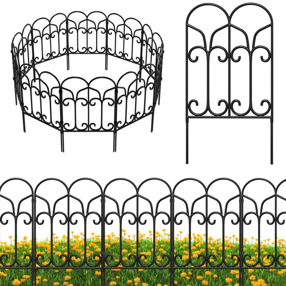 Cerca Decorativa para Jardín AMAGABELI GARDEN & HOME 10 Paneles