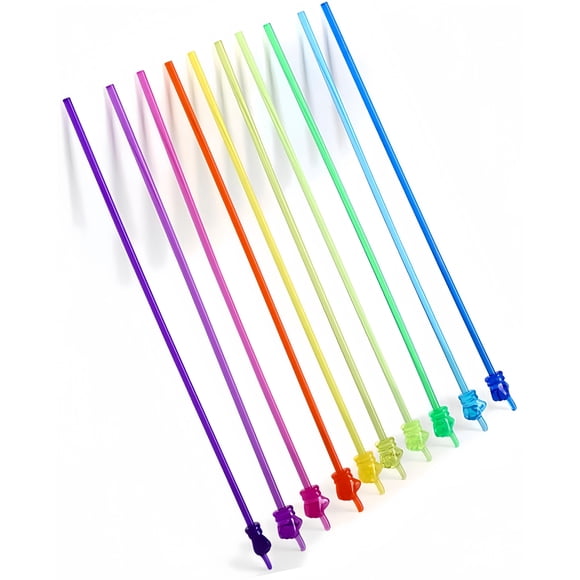 Puntero de dedo DOLANFYE 30 cm, paquete de 10 colores