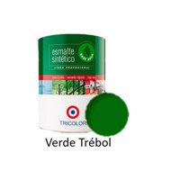 Tricolor - Esmalte Sintetico Base Agua Profesional 1/4 Gl (945Ml) Verde Trebol