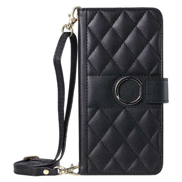 Funda tipo billetera FOXDOCK para Samsung Galaxy A55 5G – Tapa abatible con correa para mujer