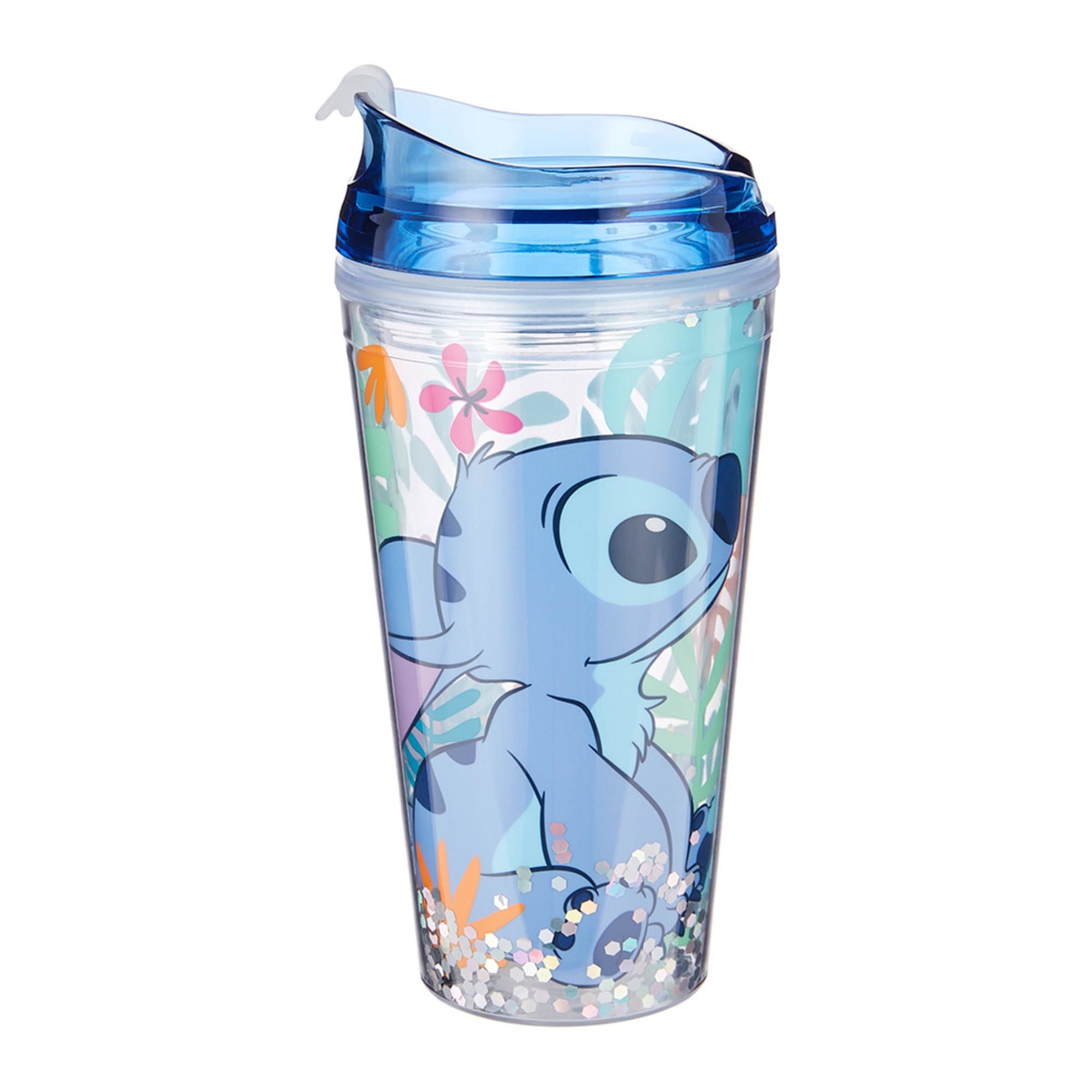 Vaso Plástico-luz Led 420ml 1 Pieza Multicolor Stitch