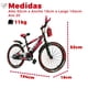 thumbnail image 2 of Bicicleta Niño Infantil Montain Bike Mtb Con Ruedas Aro 20 Roja, 2 of 5