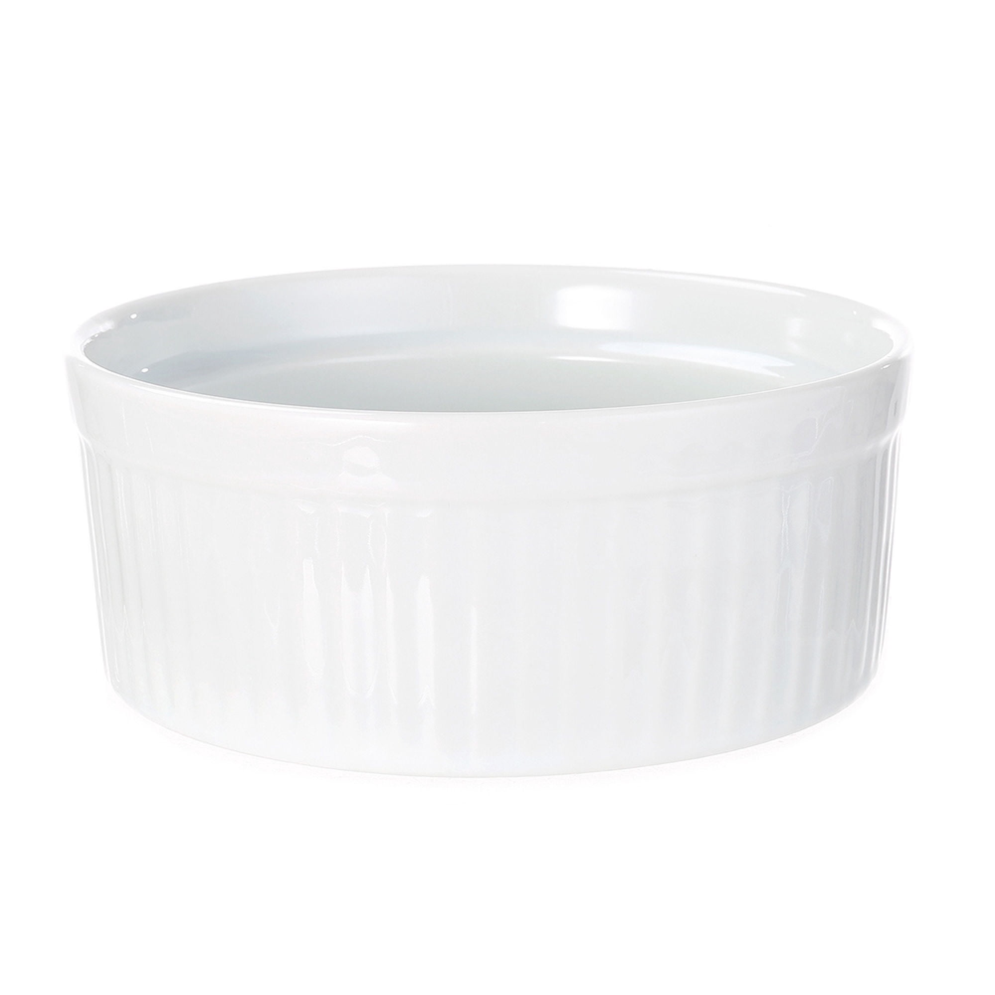 Flanera Individual 1 Pieza Porcelana Blanco 1 Un Mainstays