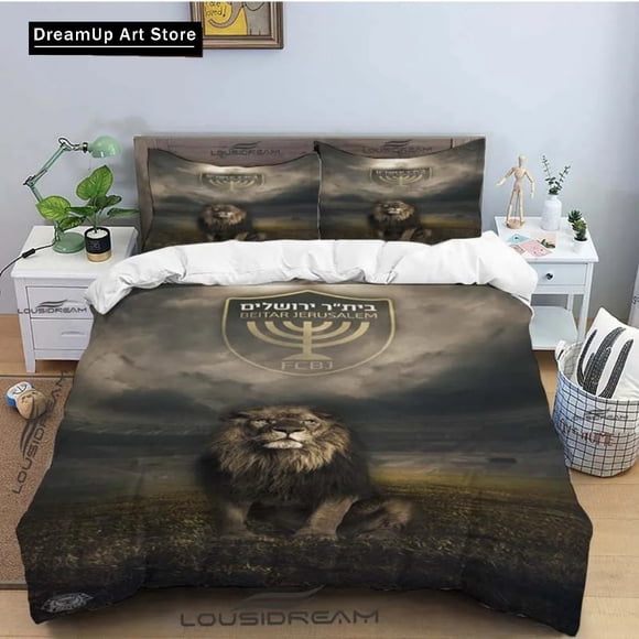 B-Beitar BJFC Jerusalem Bedding Set Duvet Cover Bed Set Quilt Cover Boys Adult Home Textile Decor