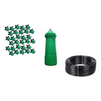 Genérica - Cañeria Plansa 1/2 50Mts + Perforador 3Mm + Gotero V 30Un