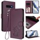 thumbnail image 2 of Funda de Gato tipo Libro para Samsung Galaxy S10 Plus, Morado Oscuro, 2 of 6