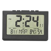 Bothyi - Reloj Digital Hora Semana Fecha Moda Para Decoración De Sala De Estar Negro