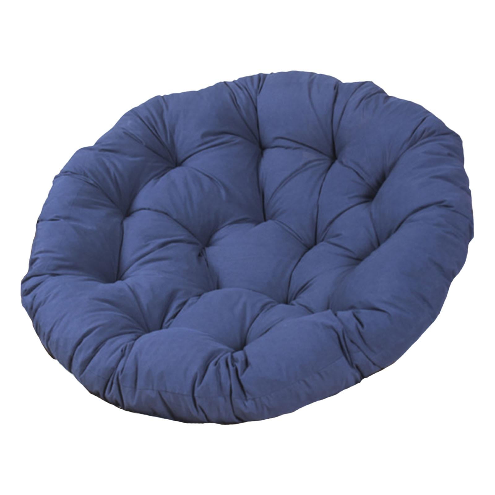 Ioensy - Cojín Colgante Para Silla De Exterior Con Forma De Huevo, Para Balcón Y Sala De Estar, Color Azul Oscuro.