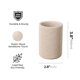 thumbnail image 4 of Portacepillos LUNESTELLA 7 cm Arena Beige 240 ml, 4 of 8