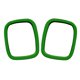 thumbnail image 4 of 2Pcs Roller Road Drift Patines En Línea Plate Edge Guard Green, 4 of 5