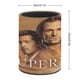 thumbnail image 2 of Sobrenatural-theme Cylinder Pen Holder Pencil Organizer with Flannel Lining PVC Leather Material Cardboard Base for study work 10*8CM, 2 of 6