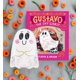 thumbnail image 2 of Marioneta de mano de peluche MerryMakers Gustavo The Shy Ghost, 25 cm, 2 of 2
