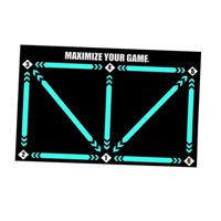 Magideal - Tapete De Entrenamiento Para Pasos De Fútbol, Tapete De Fútbol, Suministros De Alfombra Antideslizante, Accesorios Auxiliares Deportivos Silencios