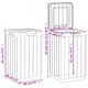 thumbnail image 3 of Contenedor de basura exterior vidaXL gris de polipropileno 80L, 3 of 9