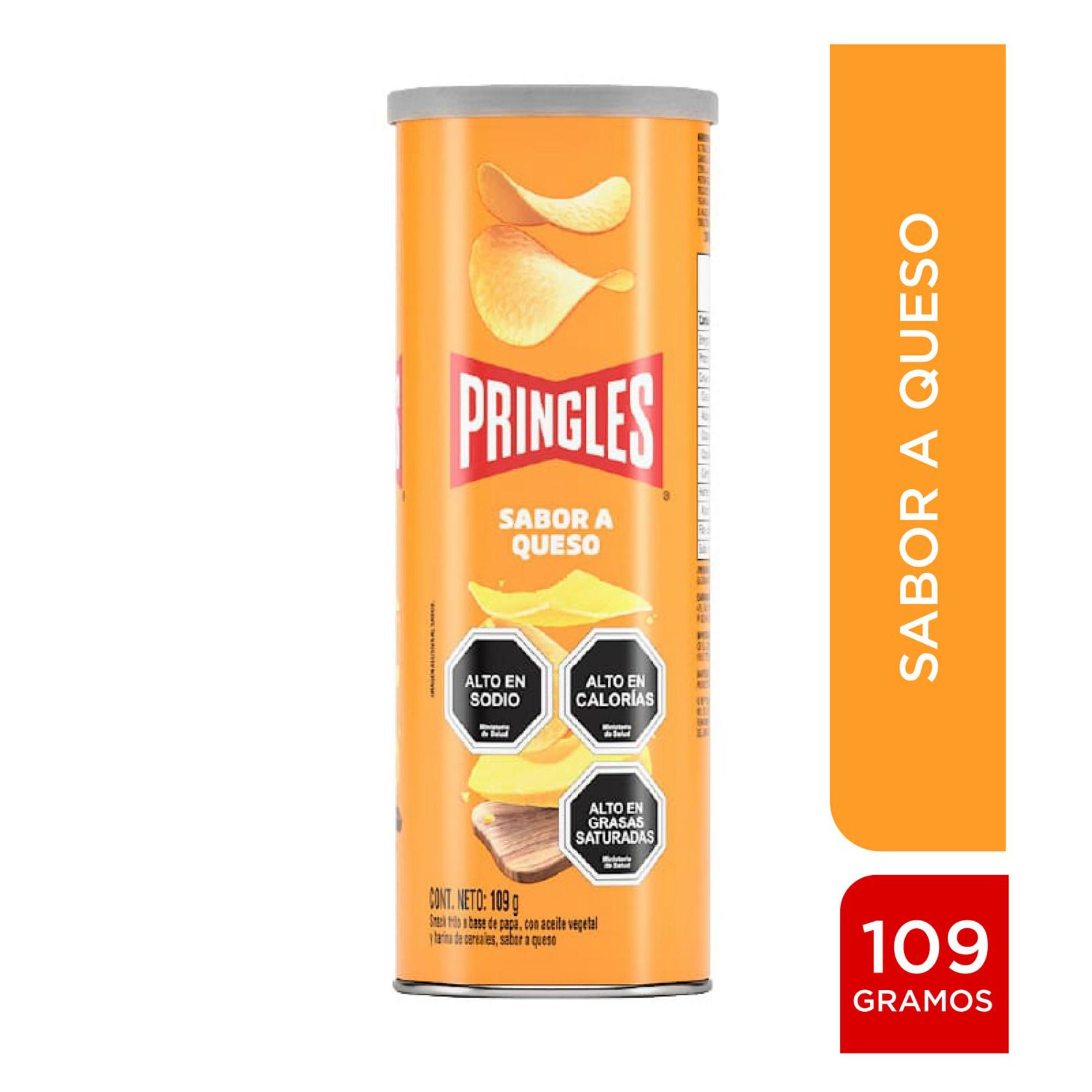 Papas Fritas Tarro Queso 109 g Pringles