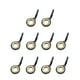 thumbnail image 1 of 10x Guías de caña de pescar de acero inoxidable Kit de reparación de punta de caña de pescar Oro 6, 1 of 2