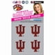 thumbnail image 1 of Tatuaje Temporal FAN-A-PEEL Indiana Hoosiers sin Agua, 1 of 1