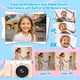 thumbnail image 5 of Cámara digital HOFAOUG para niños con pantalla abatible de 180°, memoria de 32 GB, rosa, 5 of 6