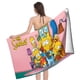 thumbnail image 4 of Los Simpson Toalla de playa de secado rápido con diseño temático, regalo para mujeres y niñas, ideal para cumpleaños, fans, amantes de la música, uso en la playa o al aire libre, 78 × 180 cm, 4 of 6