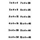 thumbnail image 1 of Decomural 4 Times Table Math WS-34436, 1 of 2