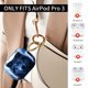 thumbnail image 2 of Funda para AirPod Pro 3 SXboxing Lobo Luna con llavero, 2 of 7