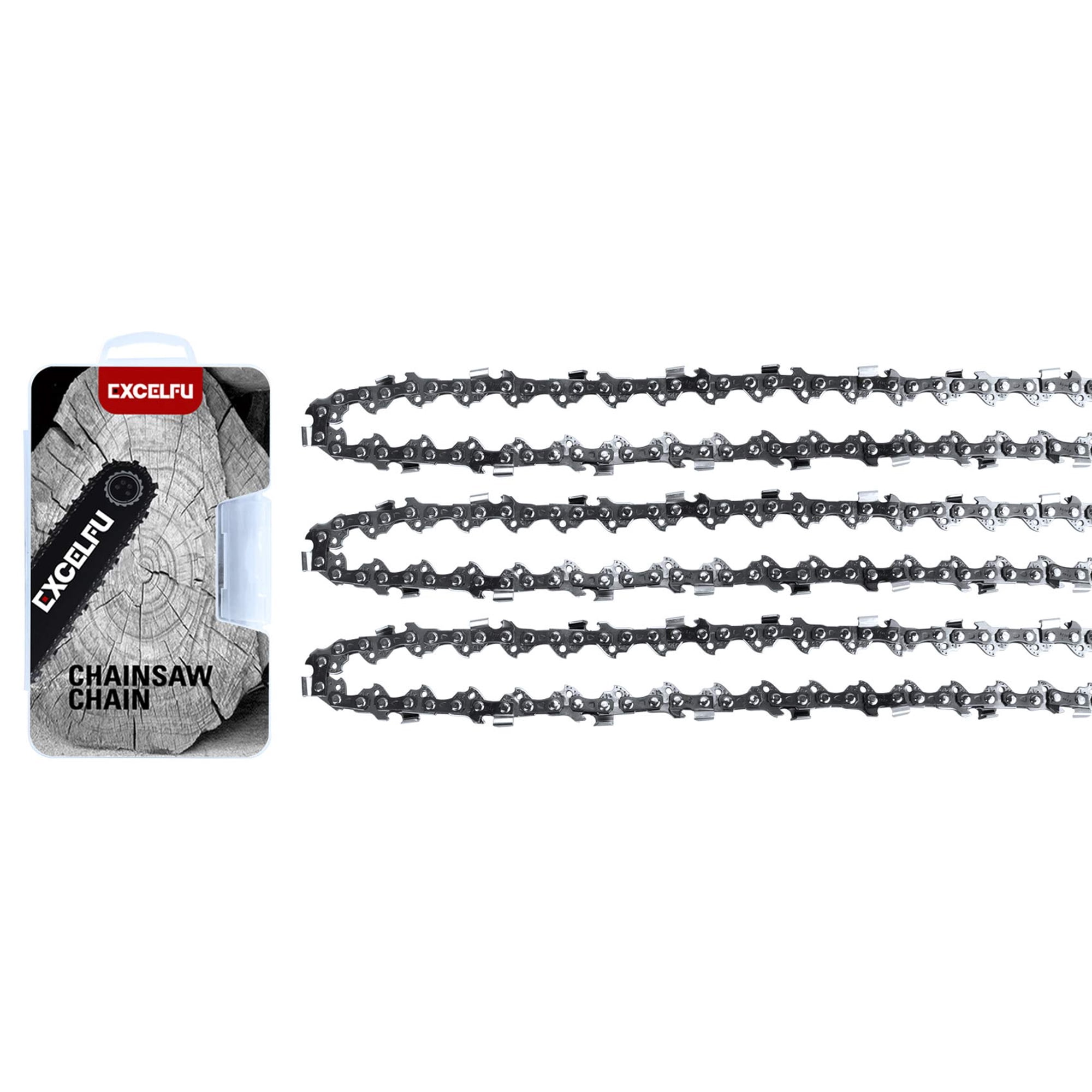 Cadena De Motosierra Excelfu De 10 Pulgadas Para Craftsman Greenworks, Etc., Paquete De 3