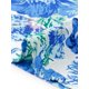 thumbnail image 5 of Agnes Orinda Camisas Florales de Talla Grande para Mujer con Cuello en V con Muesca, Mangas Largas Enrollables, Botones Abajo, Blusas Casuales 3X Azul, 5 of 6
