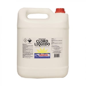 Cloro Líquido Para Piscinas 5% 10Lts - Dideval