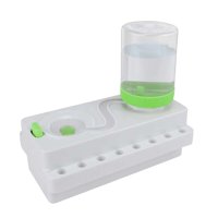 Magideal - Limpiador De Pinceles De Pintura Copa De Enjuague Herramienta De Enjuague De Pinceles Reciclado De Agua Enjuagador De Pinceles Para Pinturas Acrílicas Blanco Verde