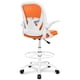 thumbnail image 1 of Silla de dibujo Primy Tall Office con reposabrazos y reposapiés, color naranja, 1 of 6