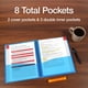 thumbnail image 5 of Organizador Oxford Poly con 8 bolsillos, tamaño carta, varios colores, 5 of 8