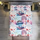 thumbnail image 1 of Fourth of July Stitch 3 Pieces Duvet Cover Set Full Size Super Soft Fade Resistant Microfiber, 1 of 4