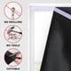 thumbnail image 3 of Persianas Enrollables LazBlinds 91x183cm Blackout Sin Cuerda Negro, 3 of 7