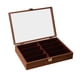 thumbnail image 4 of Almacenamiento de Gafas, 8 Compartimentos, Soporte de Madera para Gafas, Caja de Almacenamiento para Gafas de Sol, Organizador de Relojes de Joyería C con tapa de nogal, 4 of 5