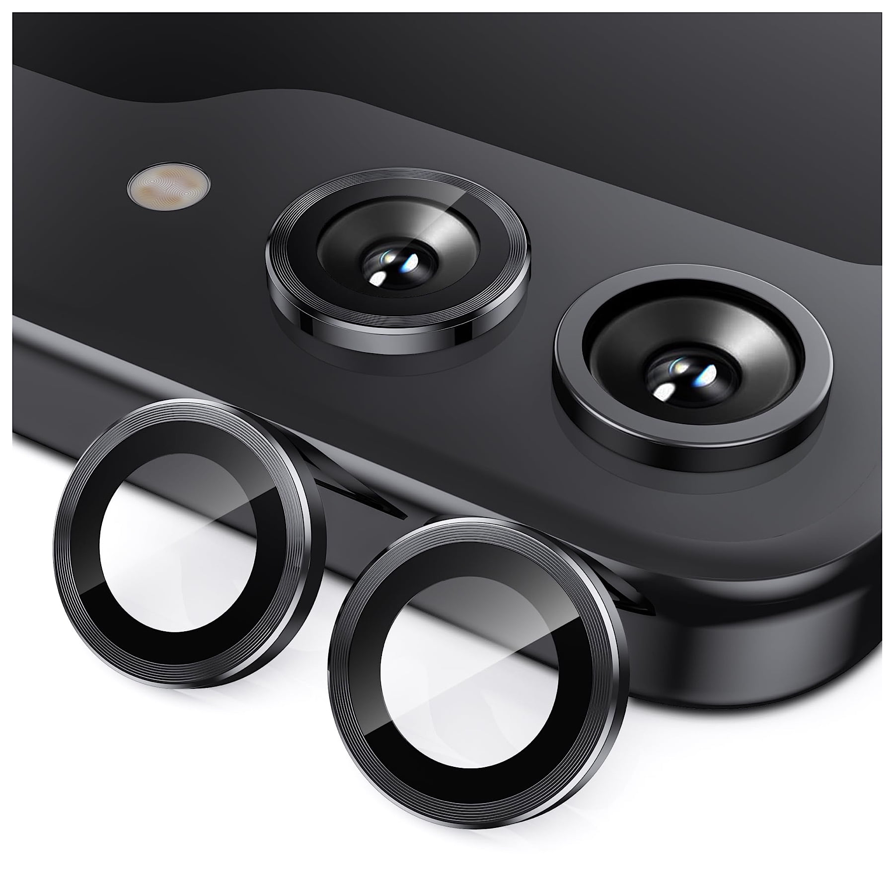 Genérico - Protector De Lentes Para Samsung Z Flip 5 - Negro