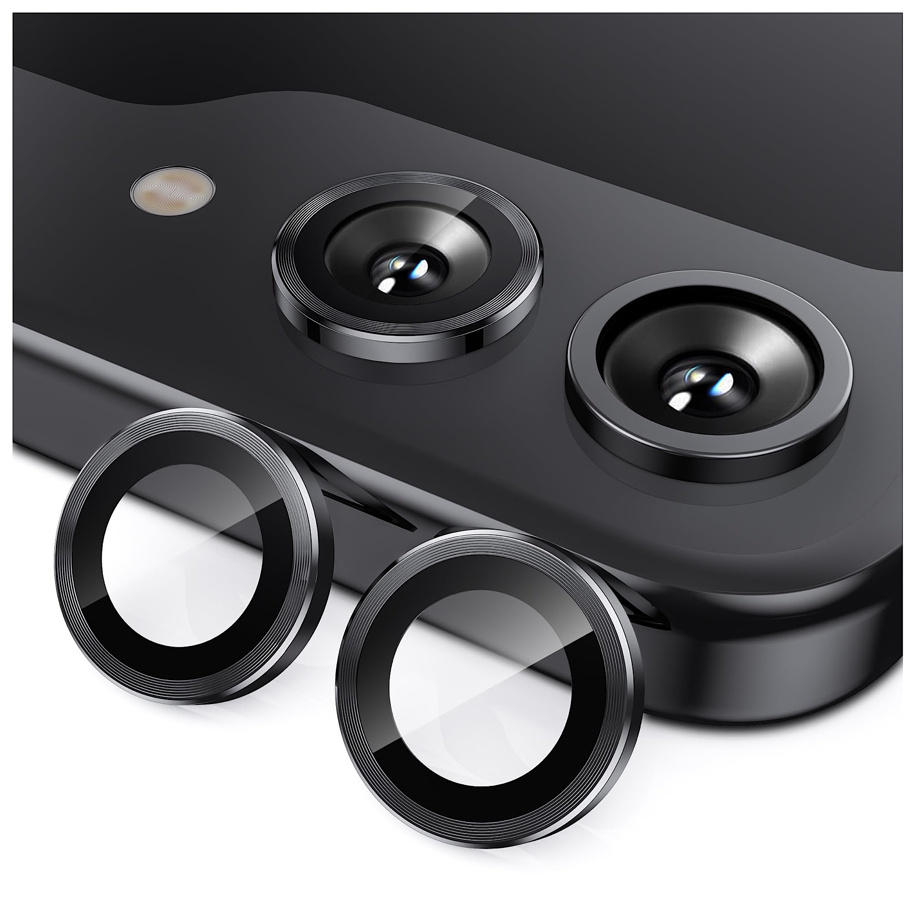 Genérico - Protector De Lentes Para Samsung Z Flip 5 - Negro